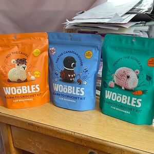 Crochet Kit for Beginners - mystery kits camel goose and guinea pig